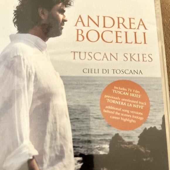Andrea Bocelli Tuscan Skies DVD, 2002 Movie Cell Di Toscana Preowned Good - Picture 3 of 10